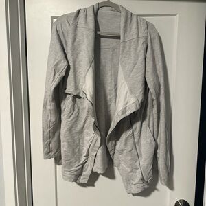 Lululemon Athletica Light Gray Teddy Jacket